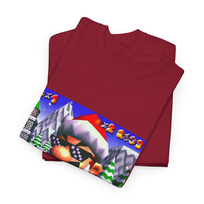 Deal With It Santa Mario Smoking Blunt Tee