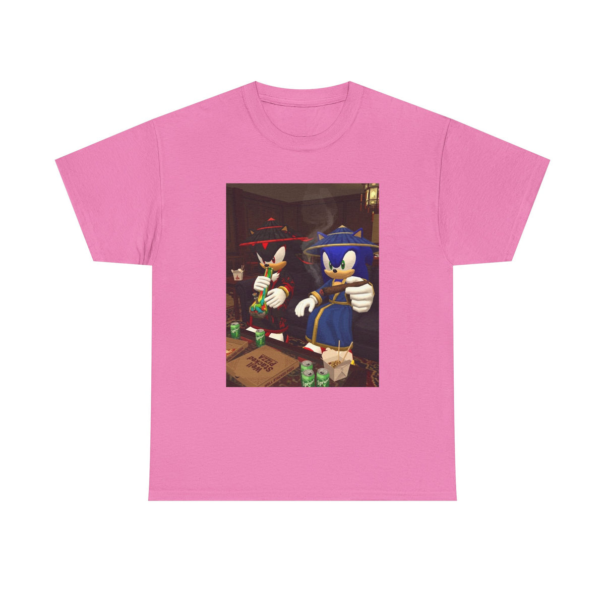 Shadow and Sonic Smoking Chill Tee