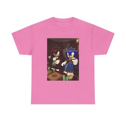 Shadow and Sonic Smoking Chill Tee