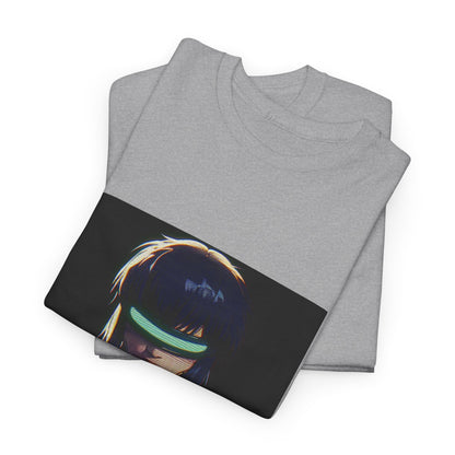 Cybernetic Major Motoko Kusanagi Glitch Art Tee