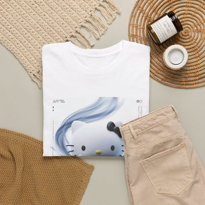 Cute Kitty Flipping The Bird Tee
