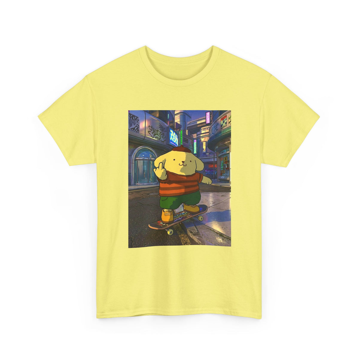 Pompompurin Flips Off The City