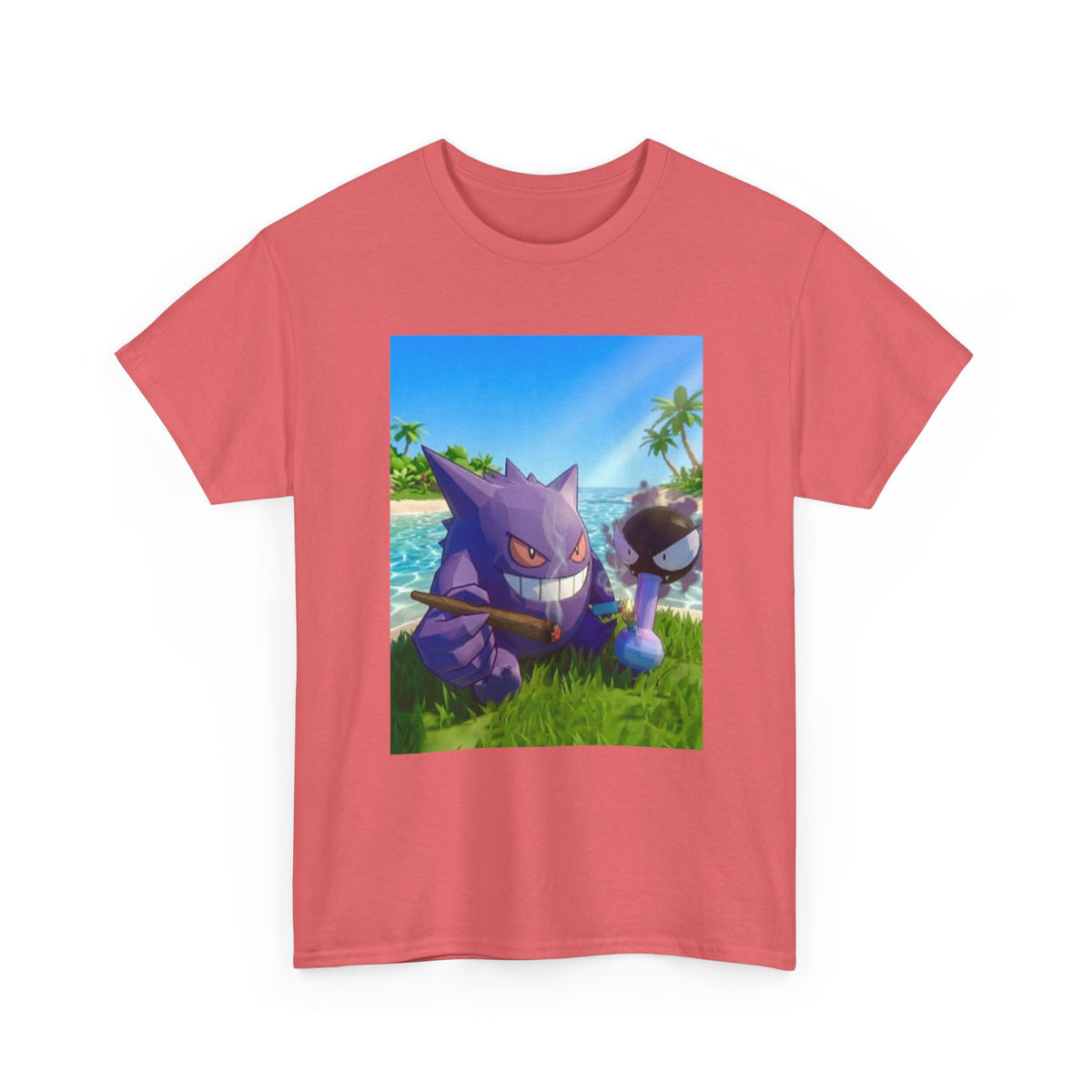 Gengar And Gastly Chilling On Beach Tee