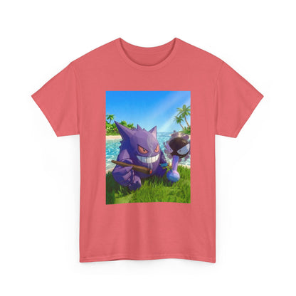 Gengar And Gastly Chilling On Beach Tee