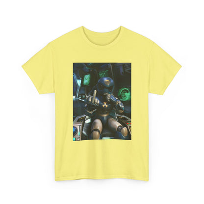 Sci-Fi Pilot Flipping The Bird Tee