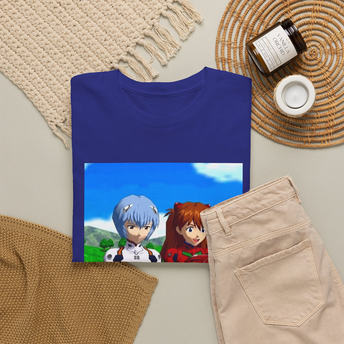 Rei And Asuka Gaming Outdoors