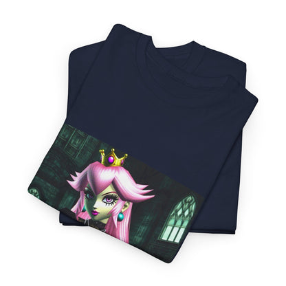 Goth Peach In Haunted Castle Tee
