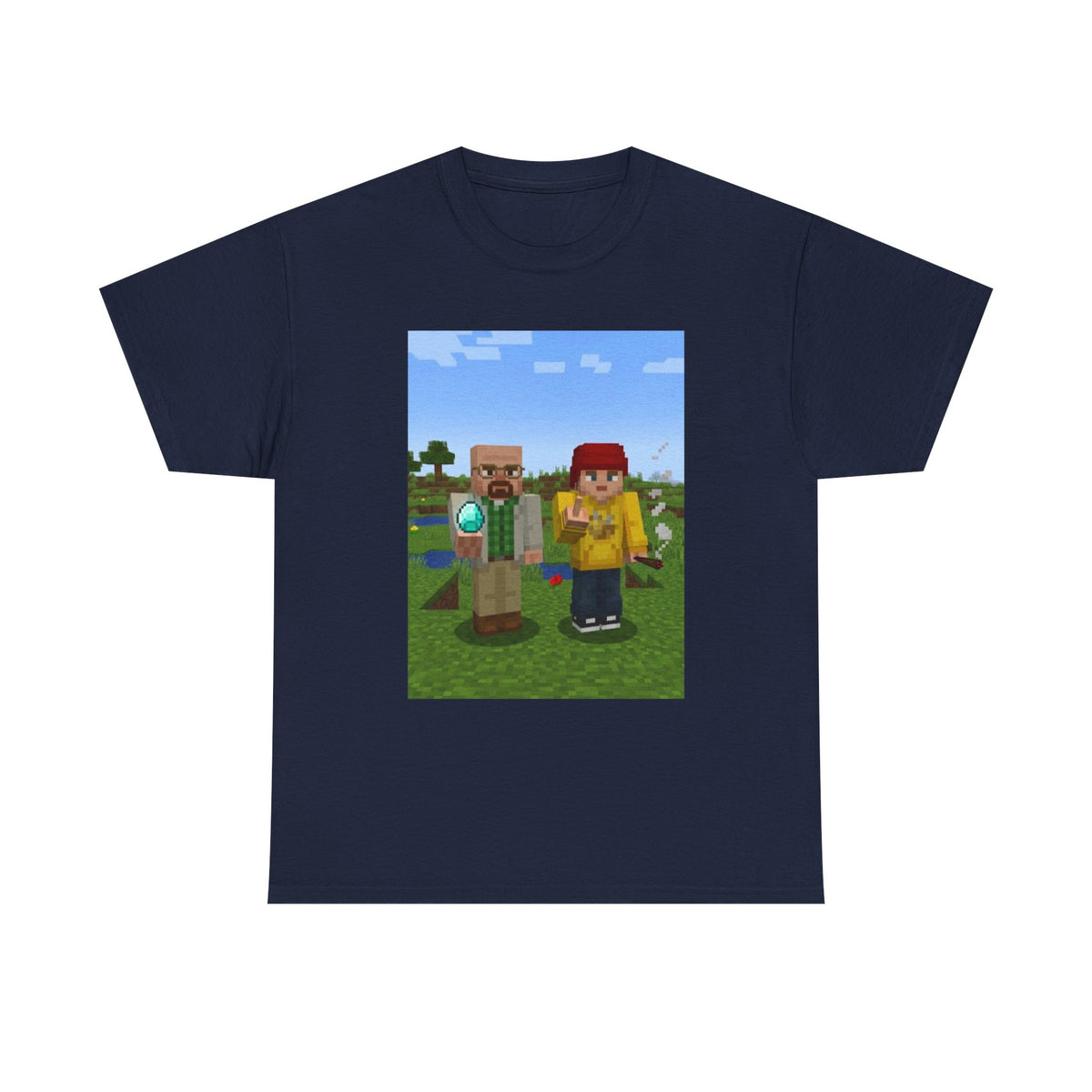 Walter White and Jesse Pinkman Minecraft Tee