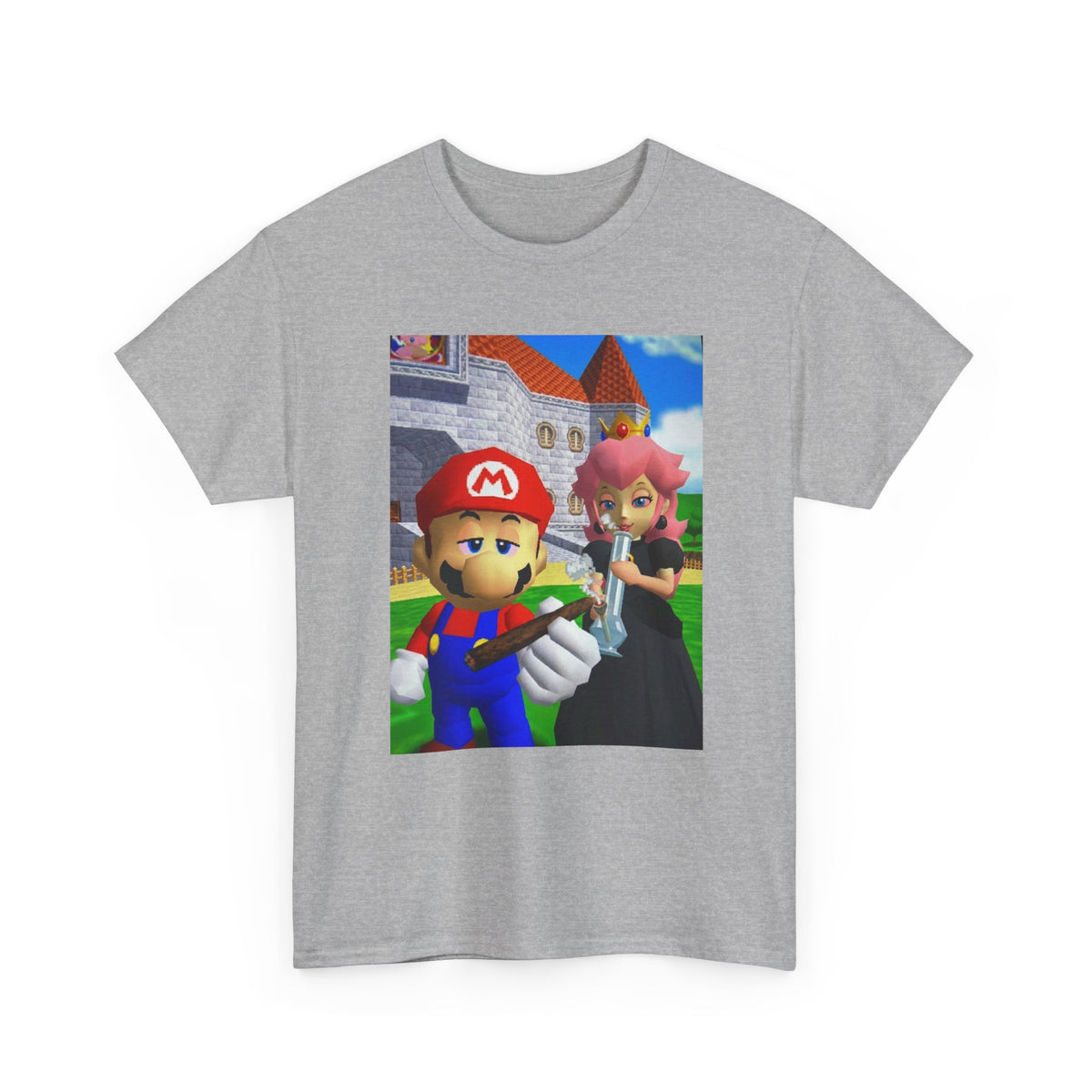 Mario And Peach Chilling At The Castle