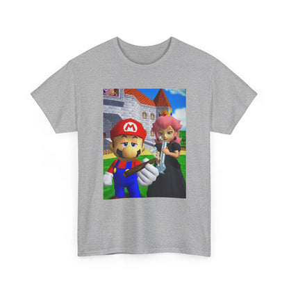 Mario And Peach Chilling At The Castle
