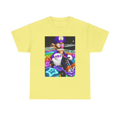 Waluigi Sipping Lean On Rainbow Road Tee (Design 4)