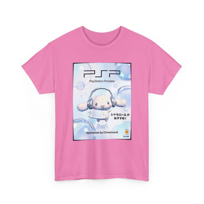 Cinnamoroll Gaming With A PlayStation Portable