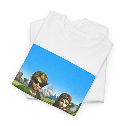 Link And Zelda Chilling With Blunts Tee