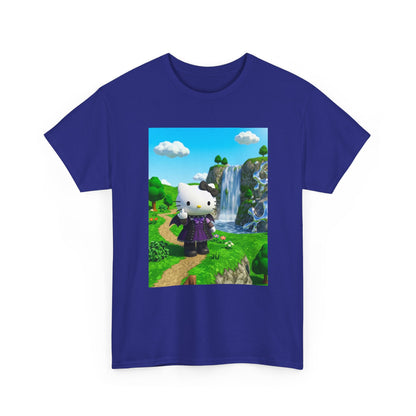 Goth Kitty Flipping Bird In Nature
