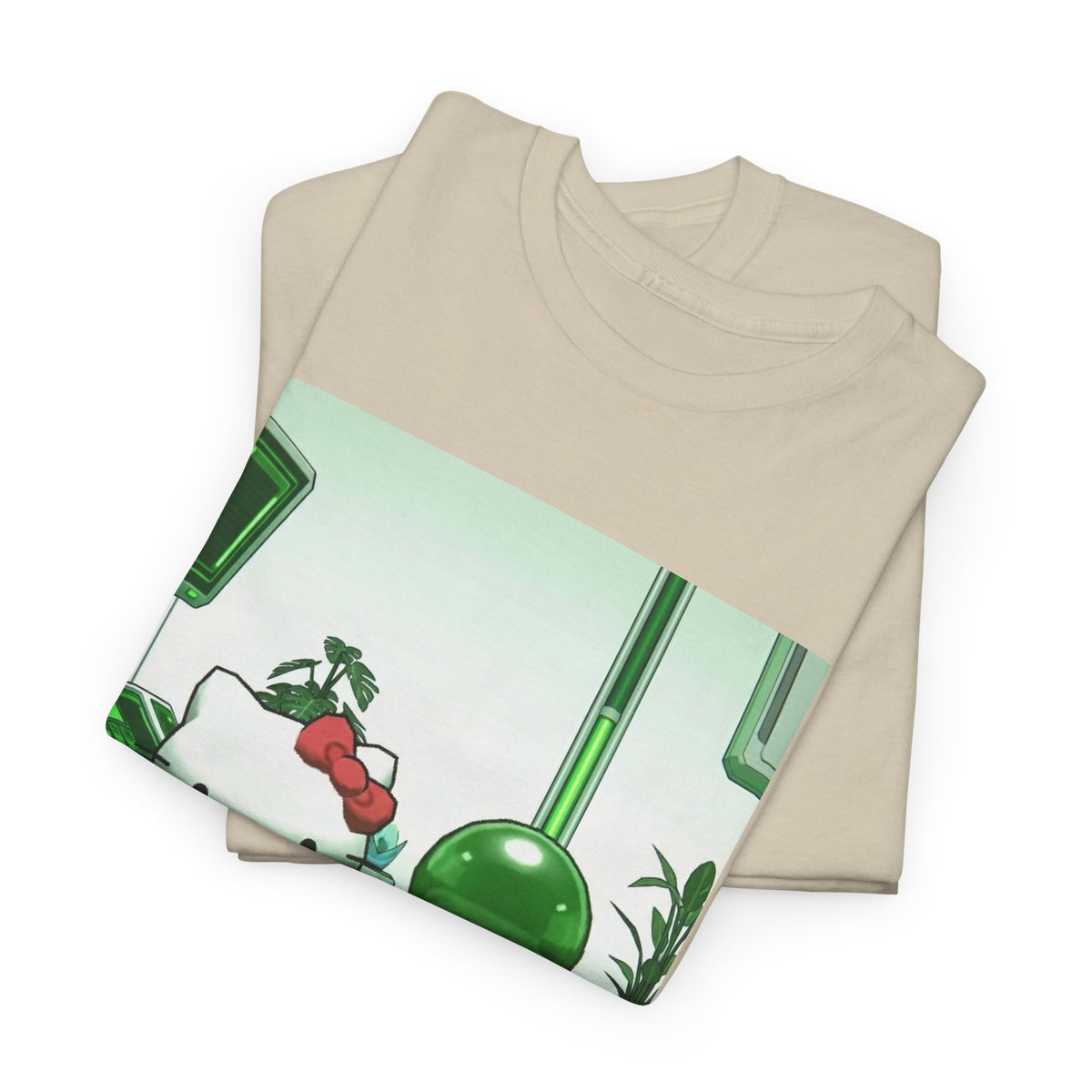 Hello Kitty And Blob Giving The Finger Tee