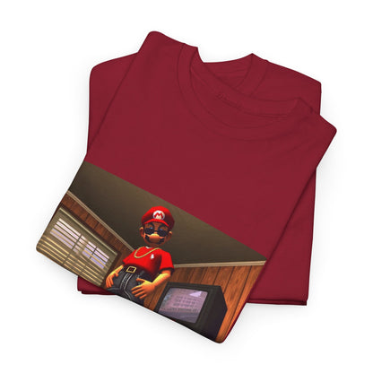 Gangster Mario Chillin' In The Crib Tee