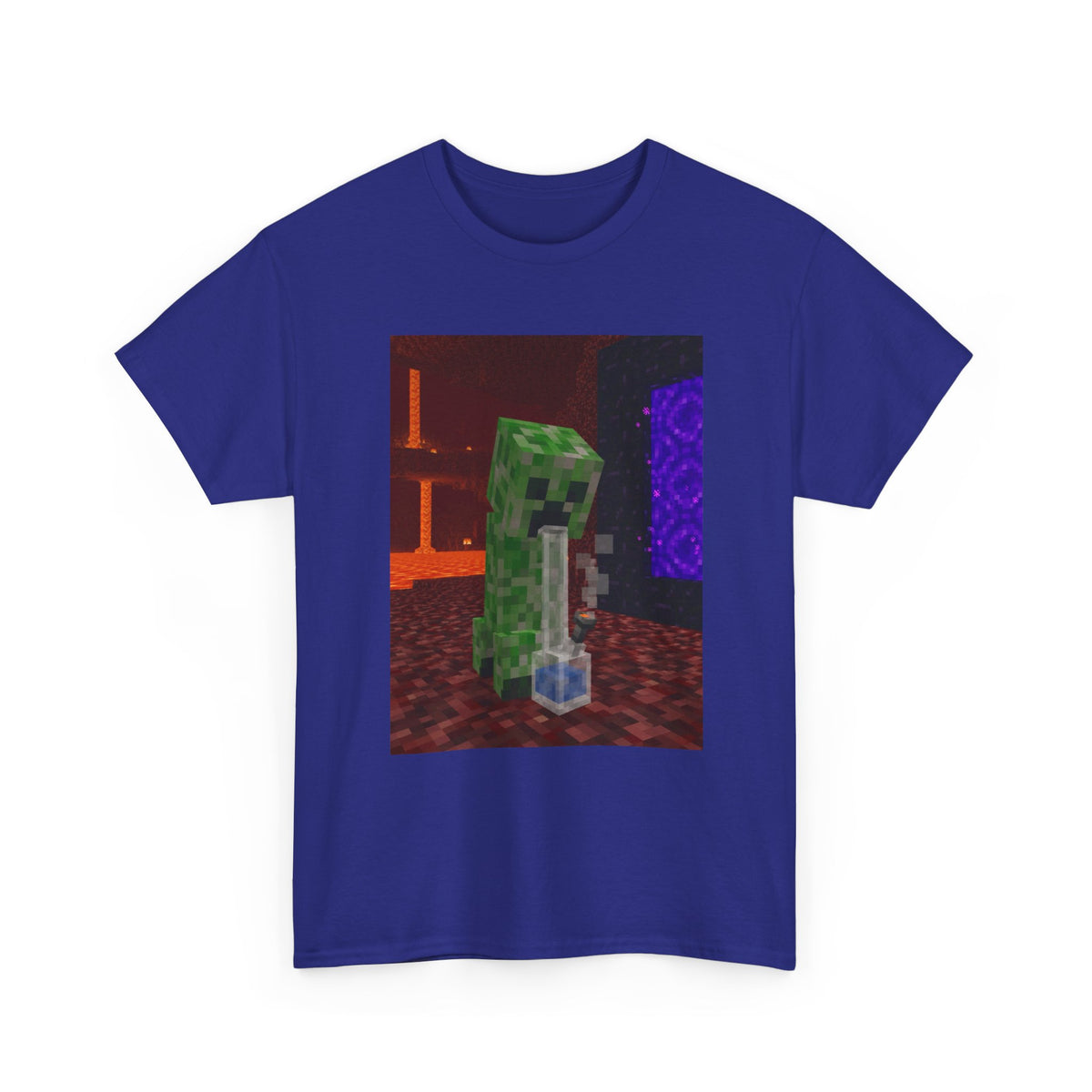Creeper Hits The Bong In The Nether