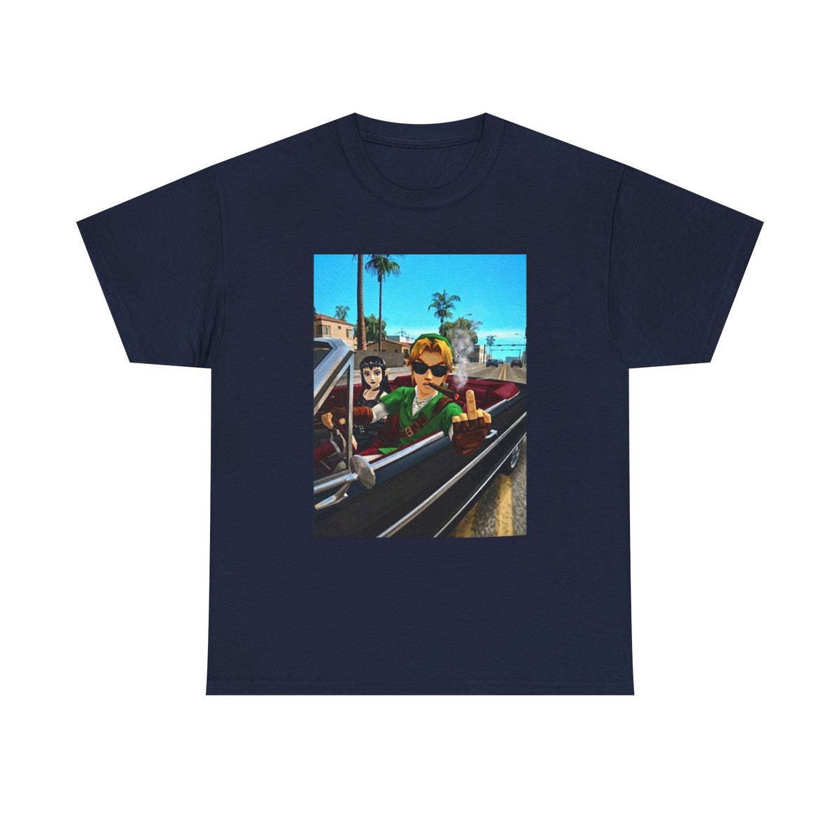 Gamer Legend Cruisin' And Flippin' The Bird Tee