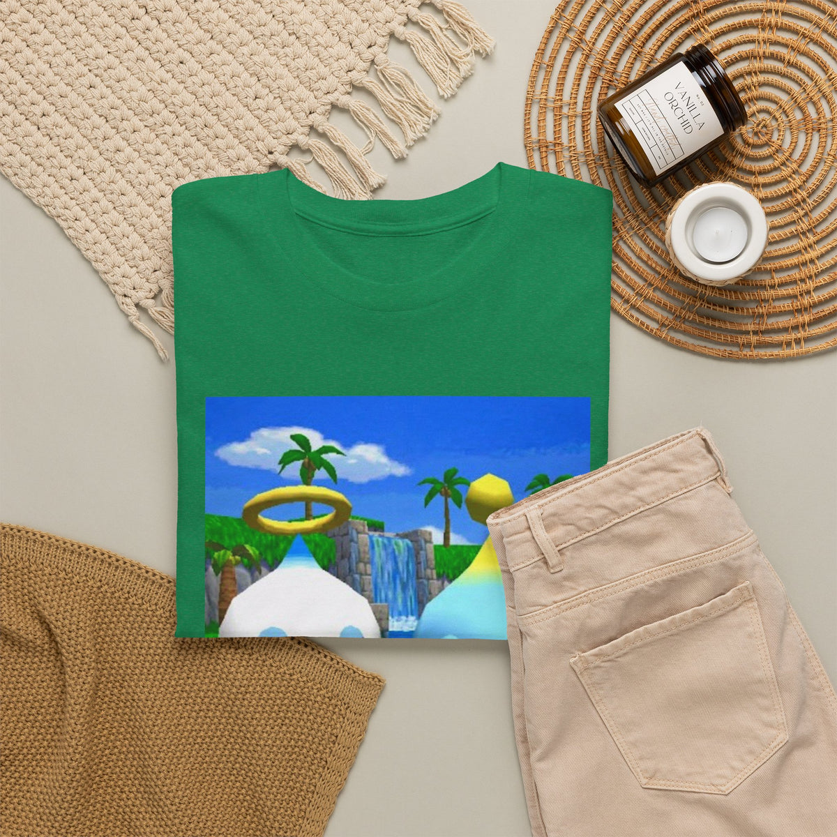 Chao Flipping Off In Paradise Tee