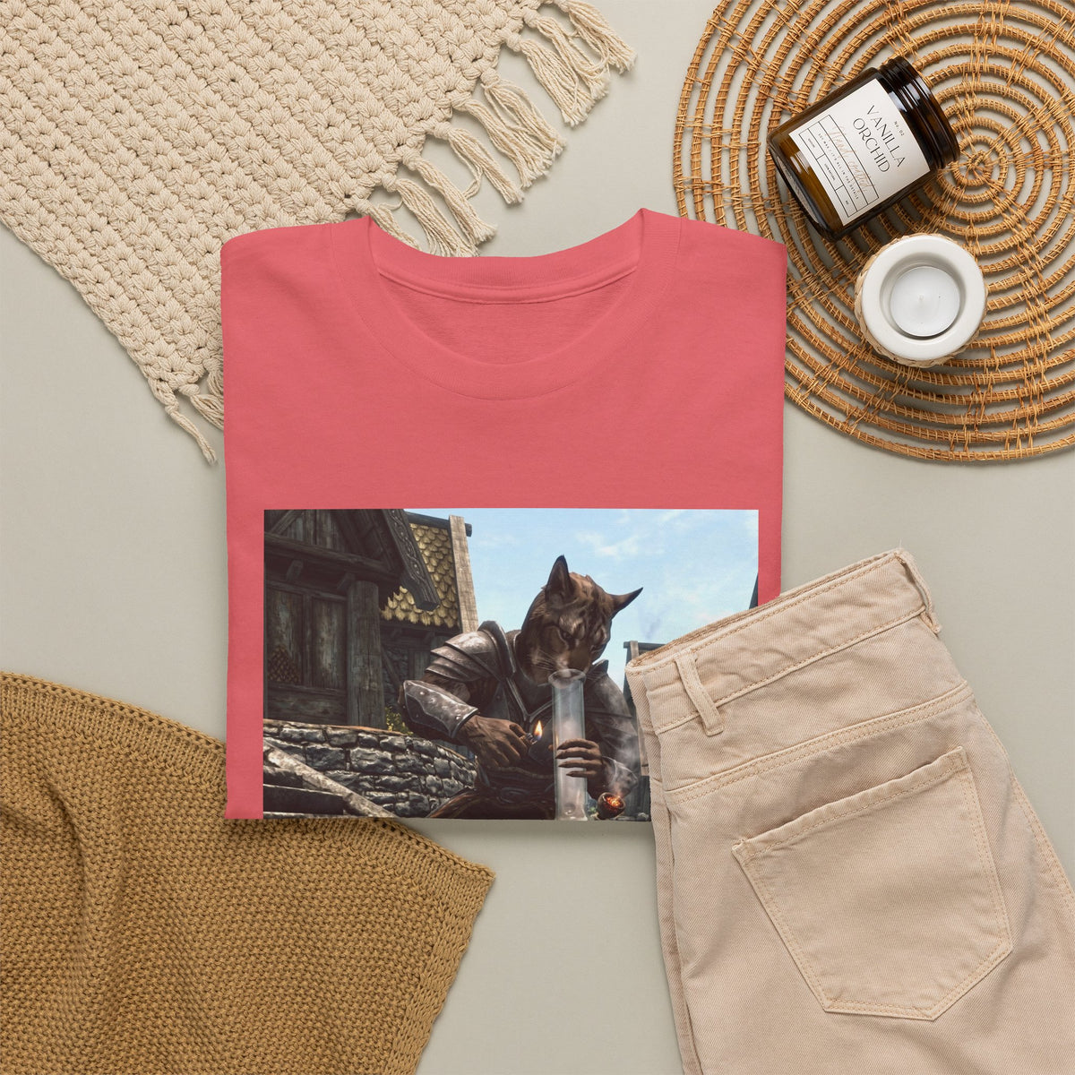 Neon Haze Horizon Graphic Tee