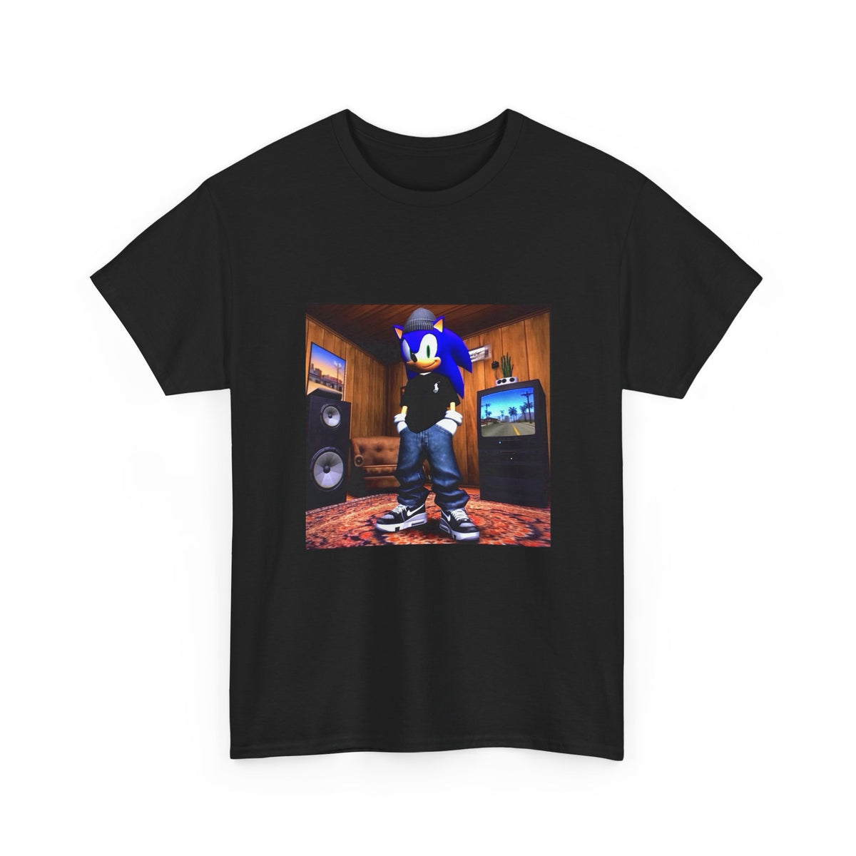 Gamer Sonic Dressed To Chill
