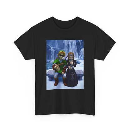 Link And Zelda Chilling In Ice Palace