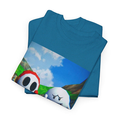 Shy Guy And Boo Flipping Off Tee