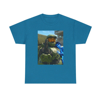Chief & Cortana Flipping The Bird Tee