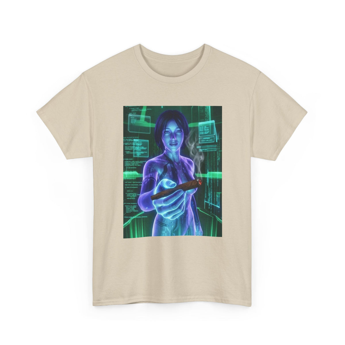 Hologram Goddess Offering You A Blunt
