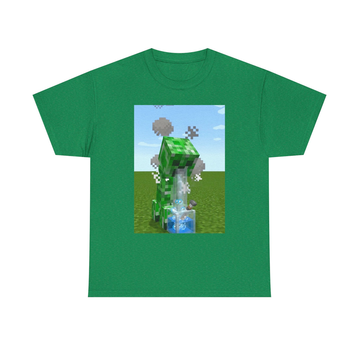 Creeper Hitting The Bong On Green Field
