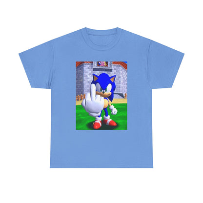 Sonic Flipping Off In The Castle Grounds