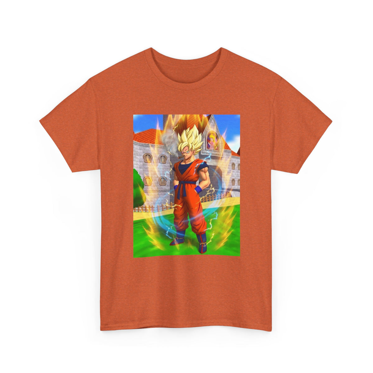 Super Saiyan Smoking A Blunt Tee