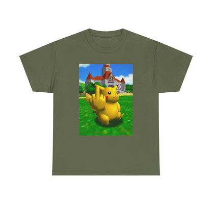 Pikachu Flipping The Bird Tee