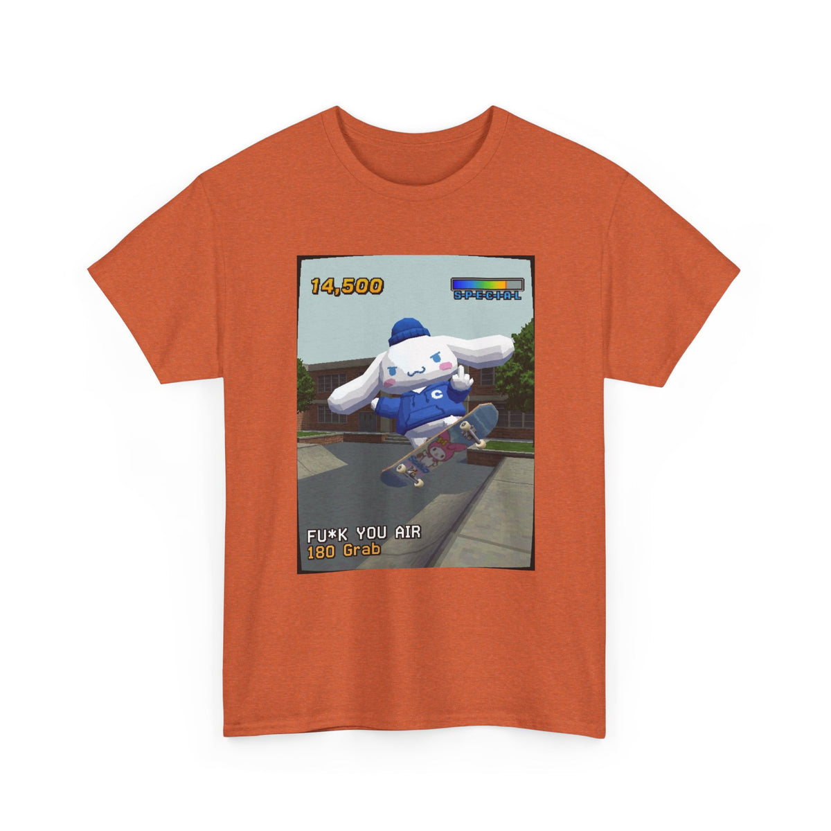 Cinnamoroll Skater Flipping The Bird Tee