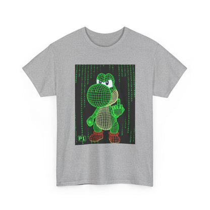 Wireframe Yoshi Flipping The Bird Tee