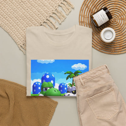 Yoshi And Dry Bones Flipping Off Tee