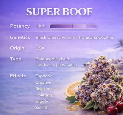 Super Boof THCa Flower Ounce