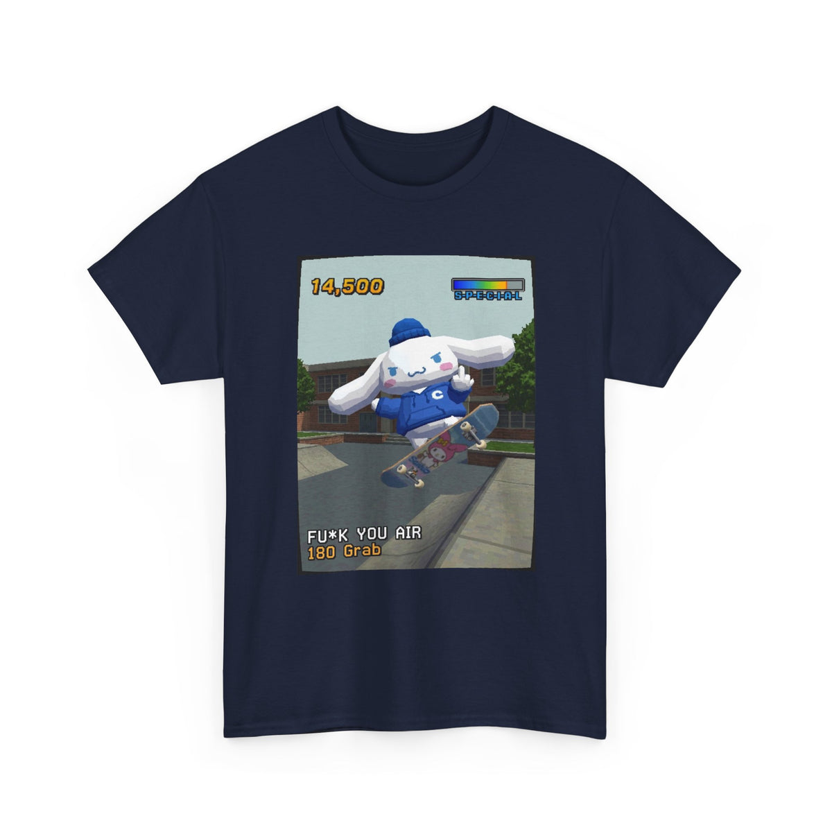 Cinnamoroll Skater Flipping The Bird Tee