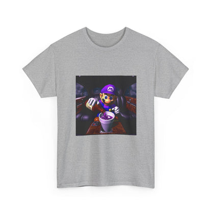 Waluigi Pouring Purple Drank In Limo Tee