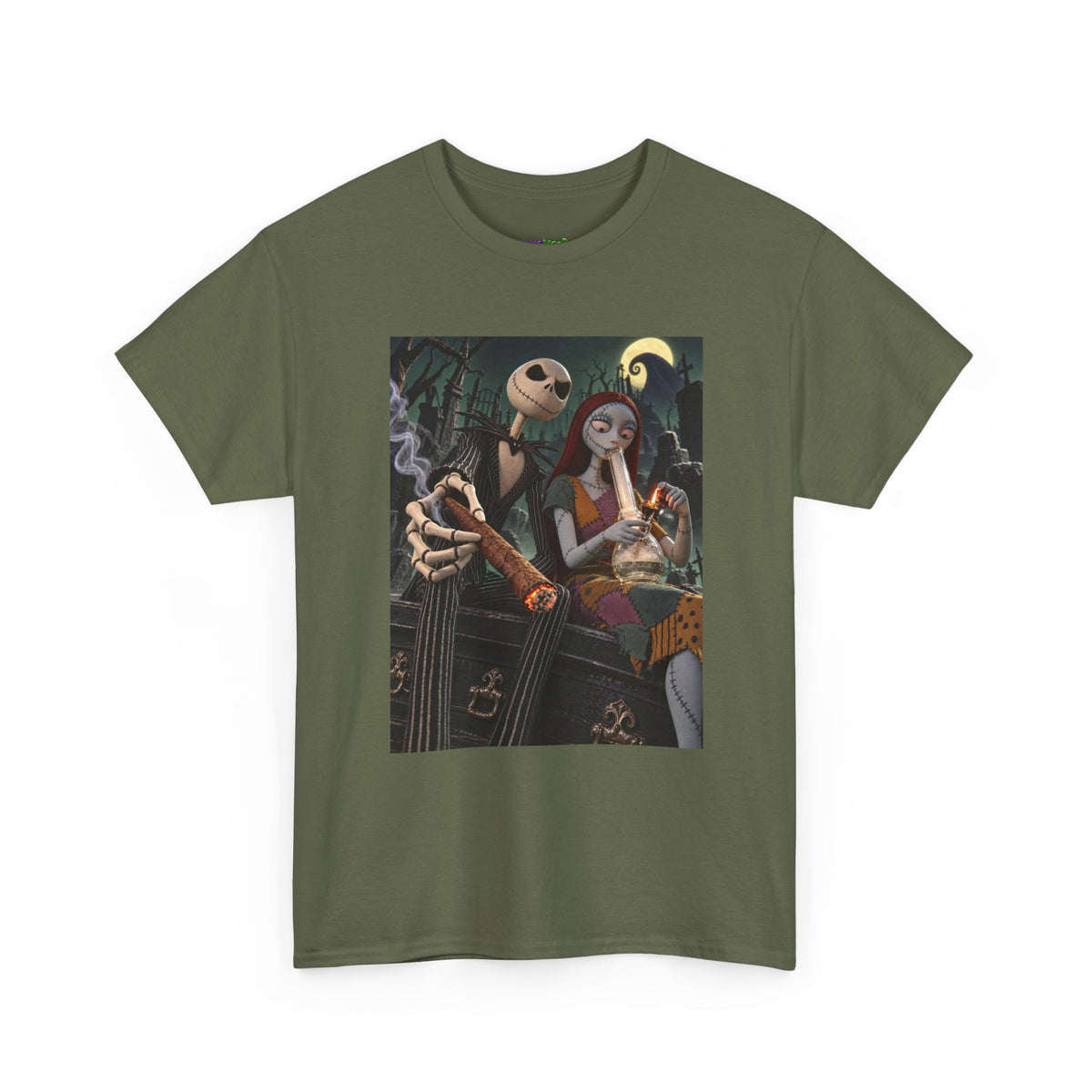 Midnight Green Dream Graphic Tee (Design 1)