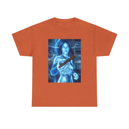 Holographic Babe Passing The Blunt Tee