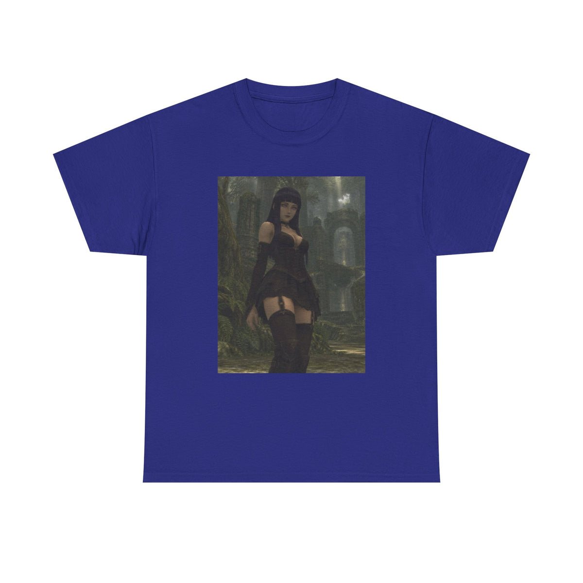 Gothic Byakugan Hinata In Ruined Forest
