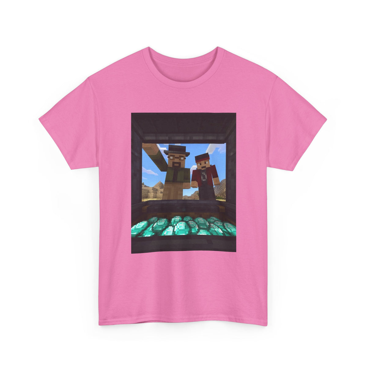 Pixelated Duo With Precious Gems