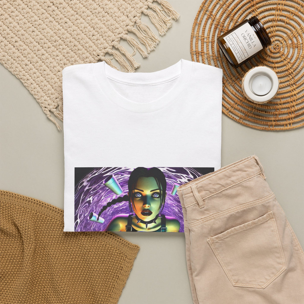 Digital Drip II Abstract Design Tee