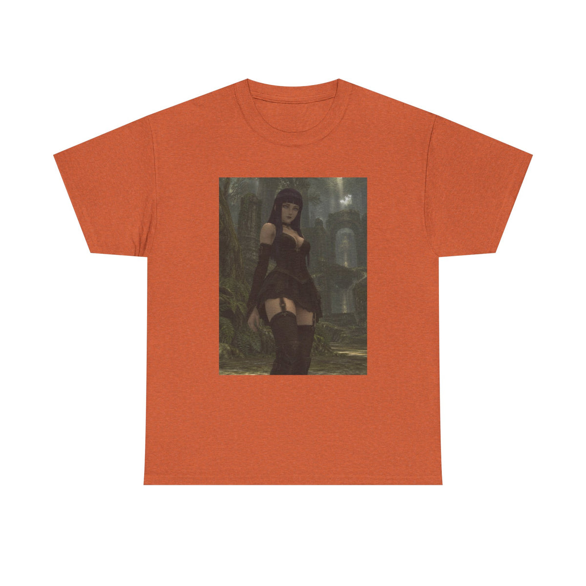 Gothic Byakugan Hinata In Ruined Forest