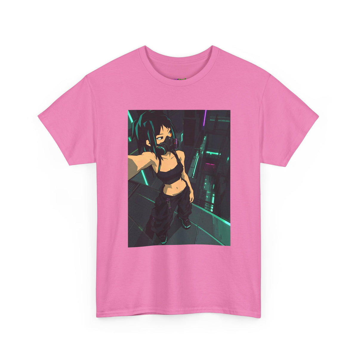 Green Horizon Blur Graphic Tee