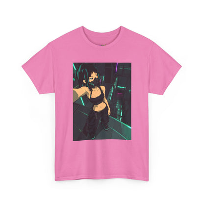 Green Horizon Blur Graphic Tee