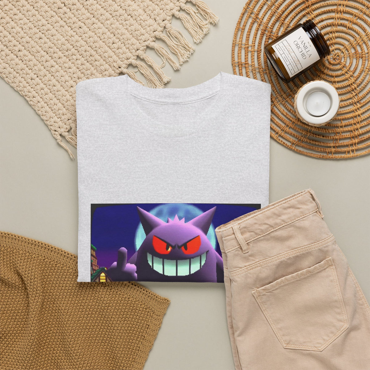 Gengar Flipping Off Villager Tee