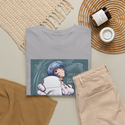 Rei Ayanami Holds PSP Console Tee