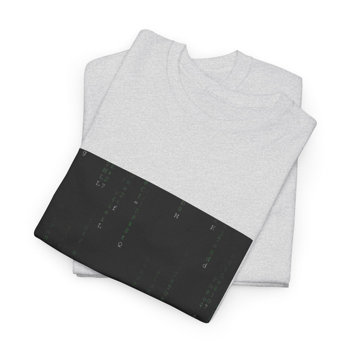Neon Figure In Cyber Shower Tee